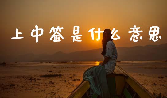 上中签是什么意思_https://wap.78312.cn_期货开户_第1张