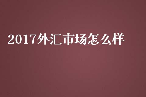 2017外汇市场怎么样_https://wap.78312.cn_金融监管_第1张