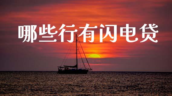 哪些行有闪电贷_https://wap.78312.cn_财经新闻_第1张