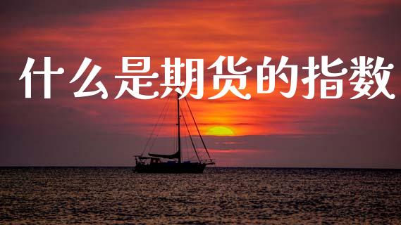 什么是期货的指数_https://wap.78312.cn_财经新闻_第1张