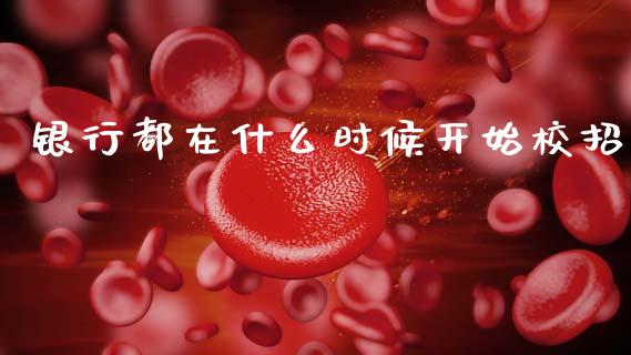 银行都在什么时候开始校招_https://wap.78312.cn_债券资讯_第1张