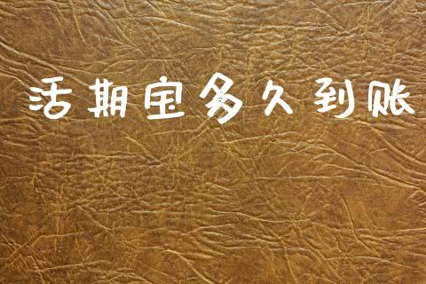 活期宝多久到账_https://wap.78312.cn_债券资讯_第1张