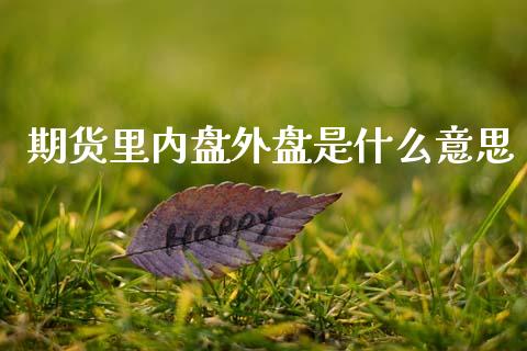 期货里内盘外盘是什么意思_https://wap.78312.cn_债券资讯_第1张