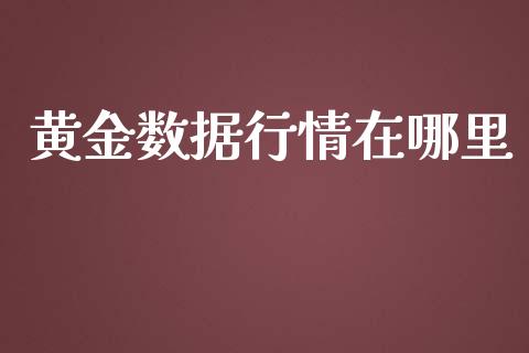 黄金数据行情在哪里_https://wap.78312.cn_全球市场_第1张