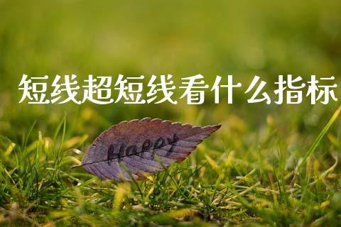 短线超短线看什么指标_https://wap.78312.cn_全球市场_第1张