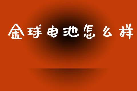 金球电池怎么样_https://wap.78312.cn_金融监管_第1张