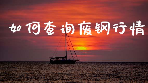 如何查询废钢行情_https://wap.78312.cn_全球市场_第1张