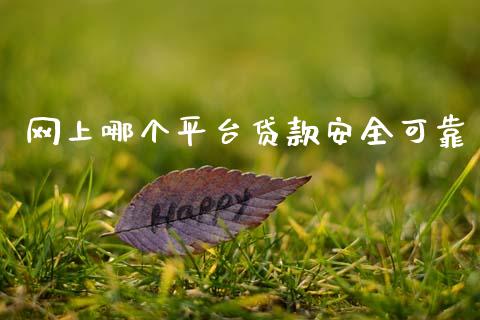网上哪个平台贷款安全可靠_https://wap.78312.cn_金融监管_第1张