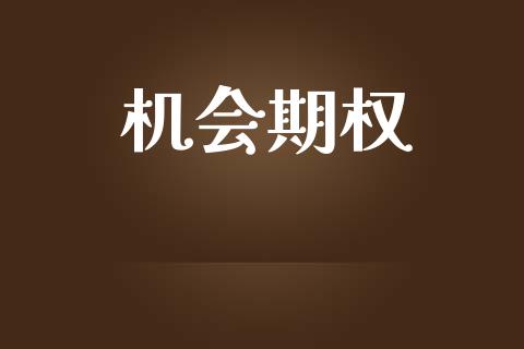 机会期权_https://wap.78312.cn_全球市场_第1张