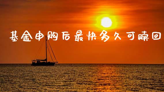 基金申购后最快多久可赎回_https://wap.78312.cn_外汇交易_第1张