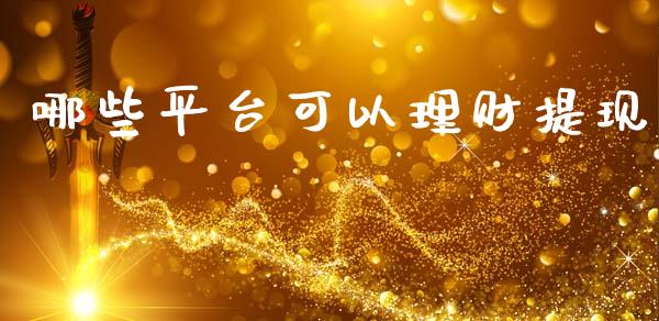 哪些平台可以理财提现_https://wap.78312.cn_金融监管_第1张