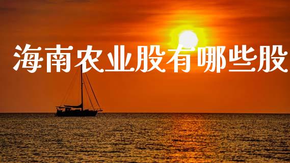 海南农业股有哪些股_https://wap.78312.cn_外汇交易_第1张