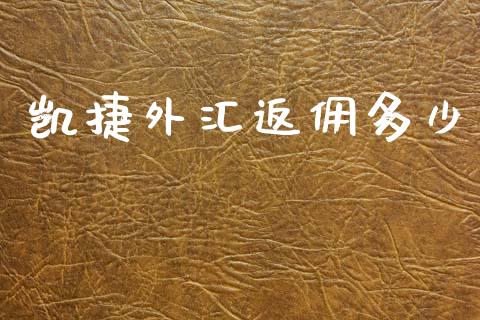 凯捷外汇返佣多少_https://wap.78312.cn_债券资讯_第1张