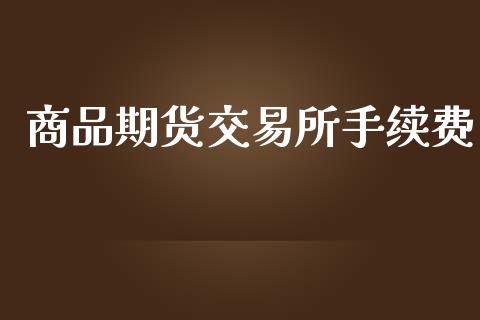商品期货交易所手续费_https://wap.78312.cn_财经新闻_第1张
