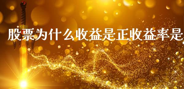 股票为什么收益是正收益率是_https://wap.78312.cn_外汇交易_第1张