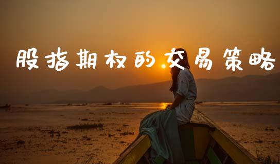 股指期权的交易策略_https://wap.78312.cn_外汇交易_第1张