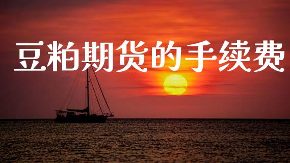 豆粕期货的手续费_https://wap.78312.cn_债券资讯_第1张
