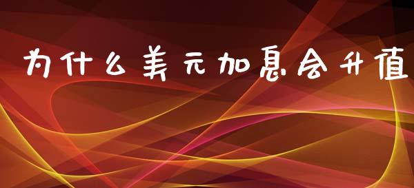 为什么美元加息会升值_https://wap.78312.cn_外汇交易_第1张