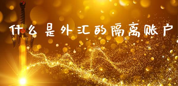 什么是外汇的隔离账户_https://wap.78312.cn_全球市场_第1张