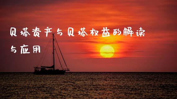 贝塔资产与贝塔权益的解读与应用_https://wap.78312.cn_期货开户_第1张