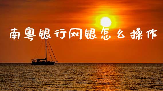 南粤银行网银怎么操作_https://wap.78312.cn_期货开户_第1张