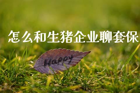 怎么和生猪企业聊套保_https://wap.78312.cn_金融监管_第1张