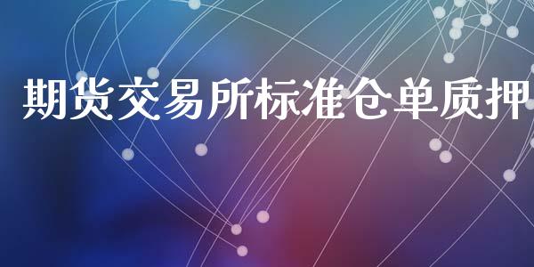 期货交易所标准仓单质押_https://wap.78312.cn_全球市场_第1张