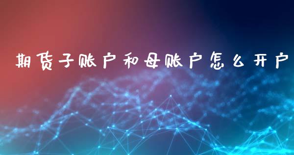 期货子账户和母账户怎么开户_https://wap.78312.cn_外汇交易_第1张
