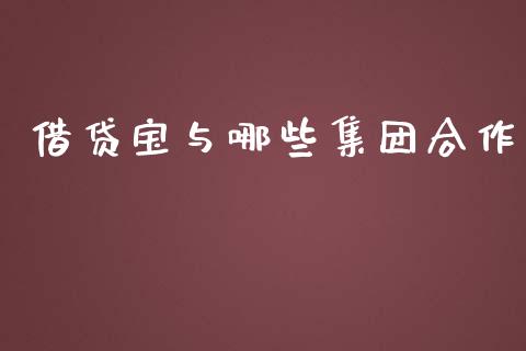 借贷宝与哪些集团合作_https://wap.78312.cn_全球市场_第1张
