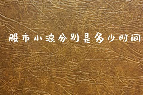 股市小浪分别是多少时间_https://wap.78312.cn_财经新闻_第1张
