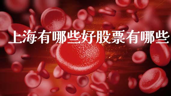 上海有哪些好股票有哪些_https://wap.78312.cn_外汇交易_第1张
