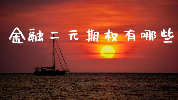 金融二元期权有哪些_https://wap.78312.cn_期货开户_第1张