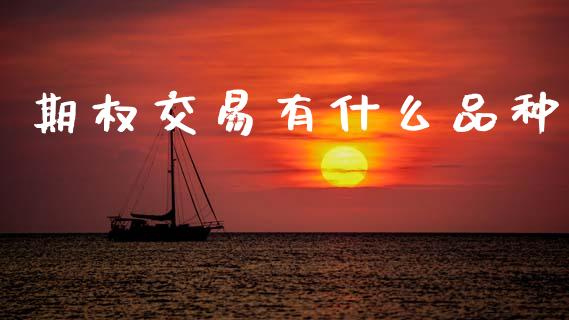 期权交易有什么品种_https://wap.78312.cn_全球市场_第1张