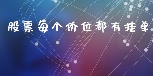 股票每个价位都有挂单_https://wap.78312.cn_财经新闻_第1张