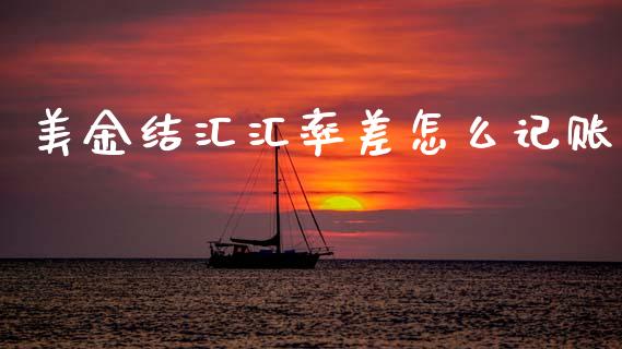 美金结汇汇率差怎么记账_https://wap.78312.cn_债券资讯_第1张