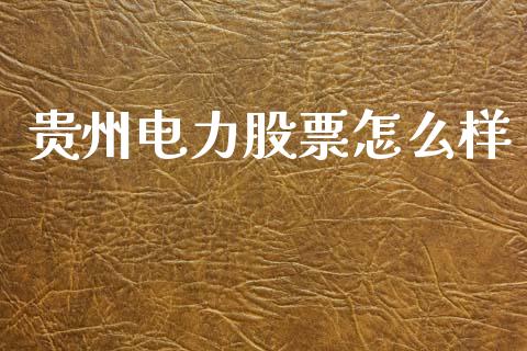 贵州电力股票怎么样_https://wap.78312.cn_期货开户_第1张