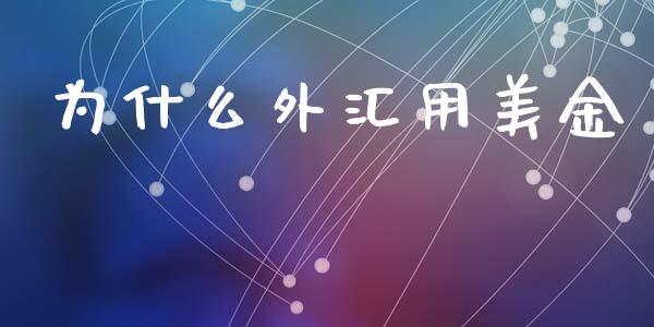 为什么外汇用美金_https://wap.78312.cn_债券资讯_第1张