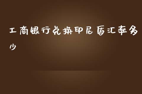 工商银行兑换印尼盾汇率多少_https://wap.78312.cn_金融监管_第1张