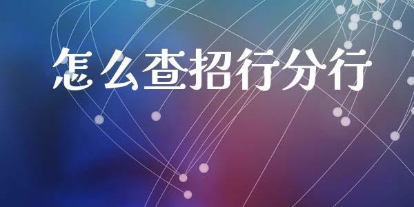 怎么查招行分行_https://wap.78312.cn_全球市场_第1张