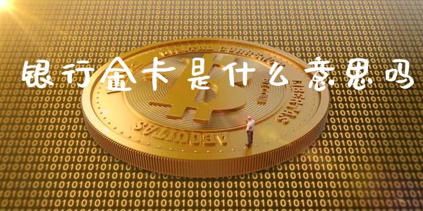 银行金卡是什么意思吗_https://wap.78312.cn_外汇交易_第1张