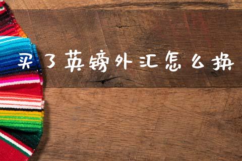 买了英镑外汇怎么换_https://wap.78312.cn_全球市场_第1张