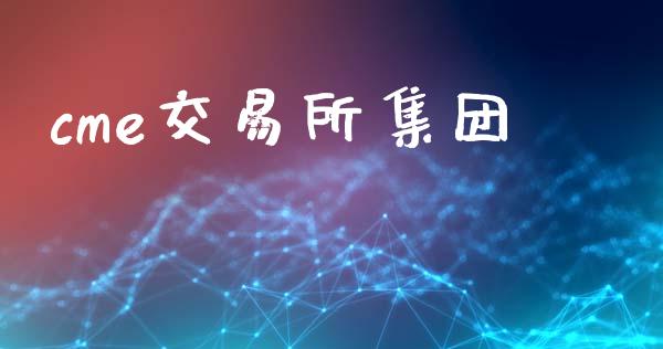 cme交易所集团_https://wap.78312.cn_金融监管_第1张